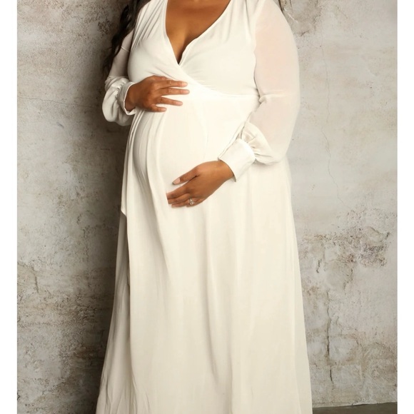 Plus size maternity dress - Picture 6 of 6